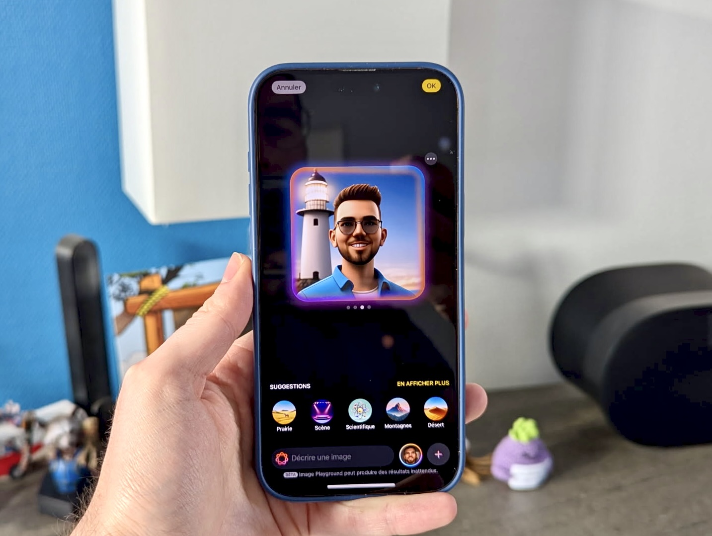 How to generate IA images with Apple Intelligence?