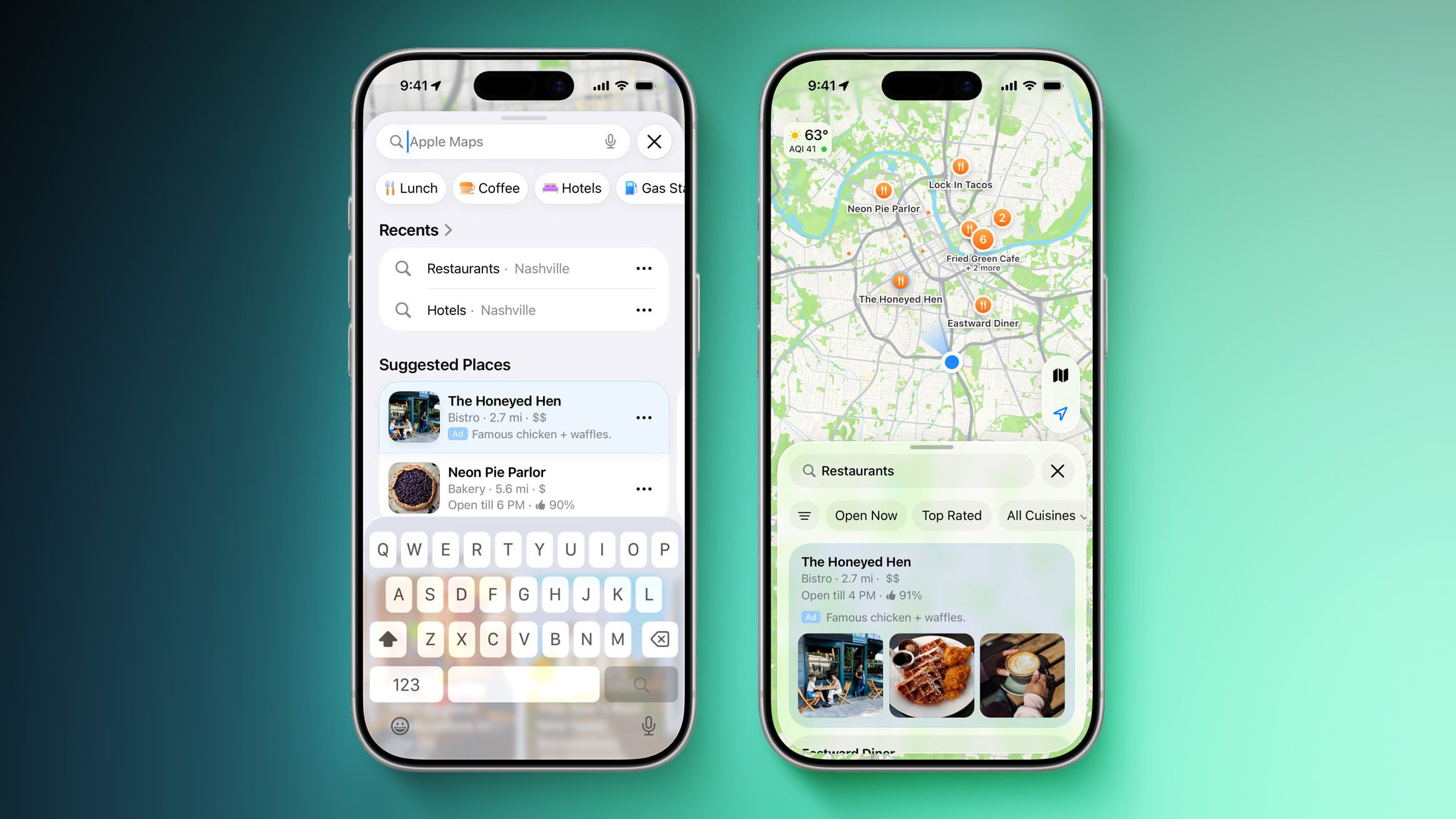Ads aren’t yet in the Apple Maps app, but they’ll be coming soon