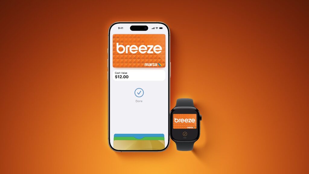 Atlanta MARTA Breeze Card Now Available in Apple Wallet Atlanta MARTA Breeze Card Now Available in Apple Wallet
