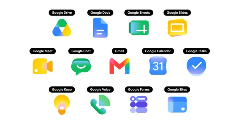 Google degraded icon redesign begins rolling out