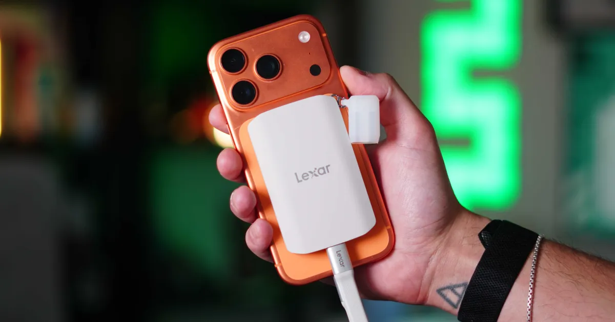 Lexar ES5 brings MagSafe convenience and ProRes SSD speeds