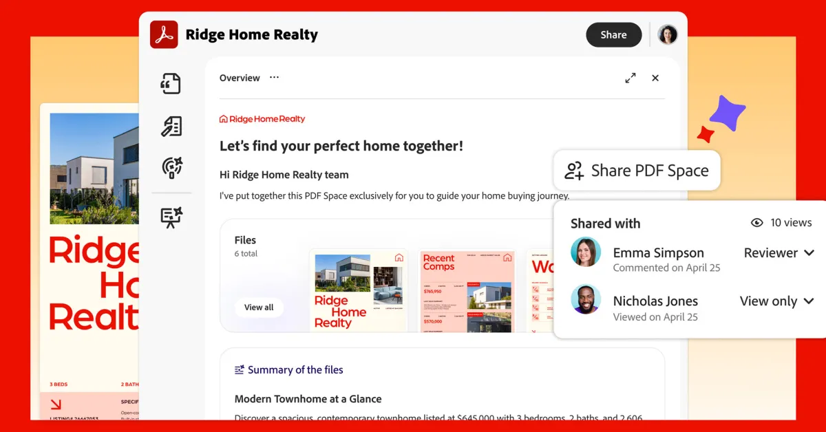 Acrobat now turns PDFs into shareable AI-powered workspaces