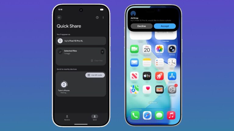 Google is expanding AirDrop support to more Android phones