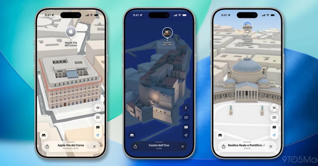 Apple Maps expands detailed city experience to Rome and Naples