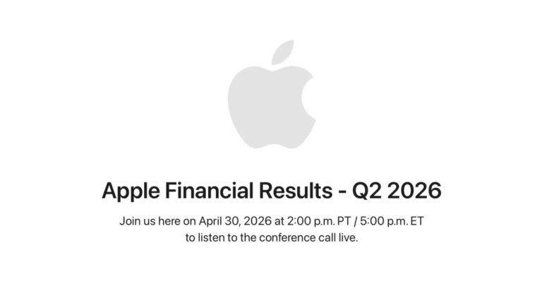 Here’s how to listen live to Apple’s Q2 2026 earnings call