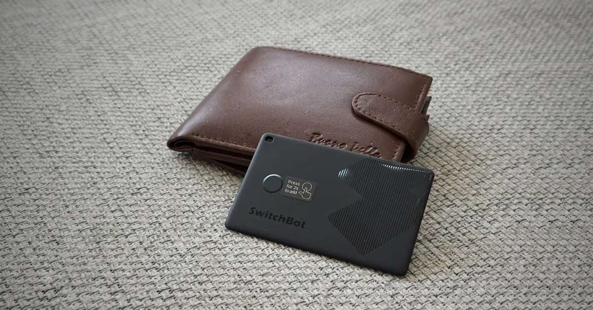 Summary: Find your lost wallet with your iPhone using the SwitchBot Wallet Finder card