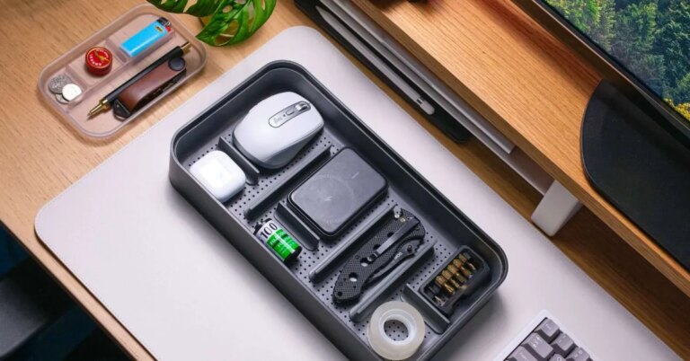 Orbitkey Unveils Customizable Grid Desk Organizer