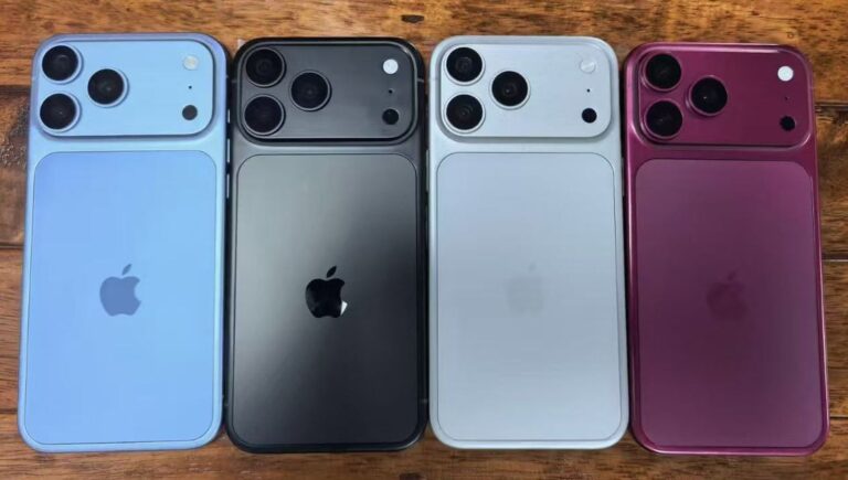 First look at iPhone 18 Pro color options revealed by dummy models