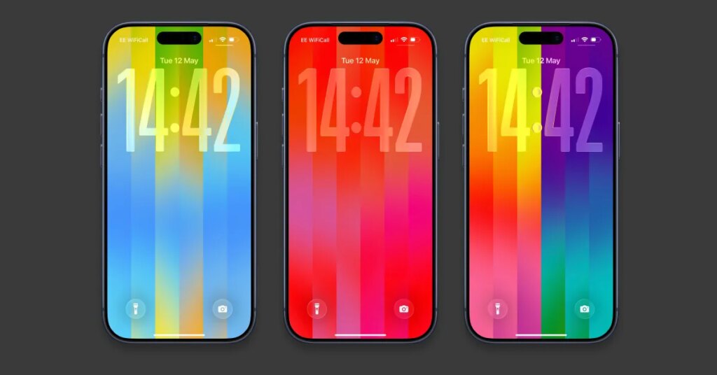 Your iPhone just got a brand new colorful wallpaper, here’s how to personalize it
