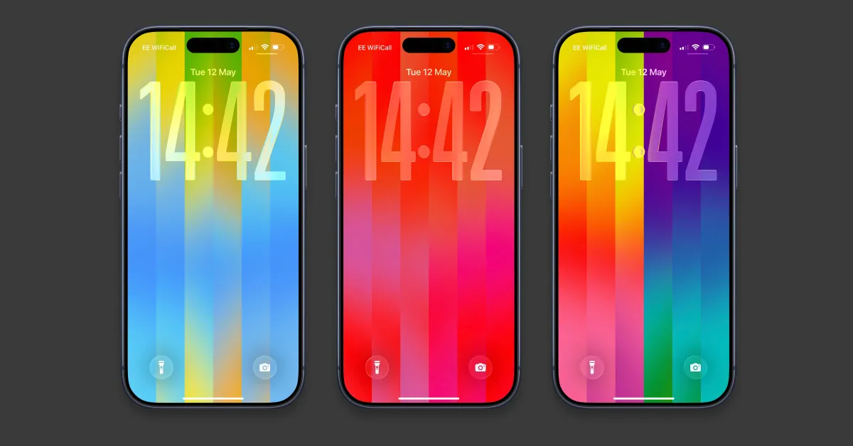 Your iPhone just got a brand new colorful wallpaper, here’s how to personalize it