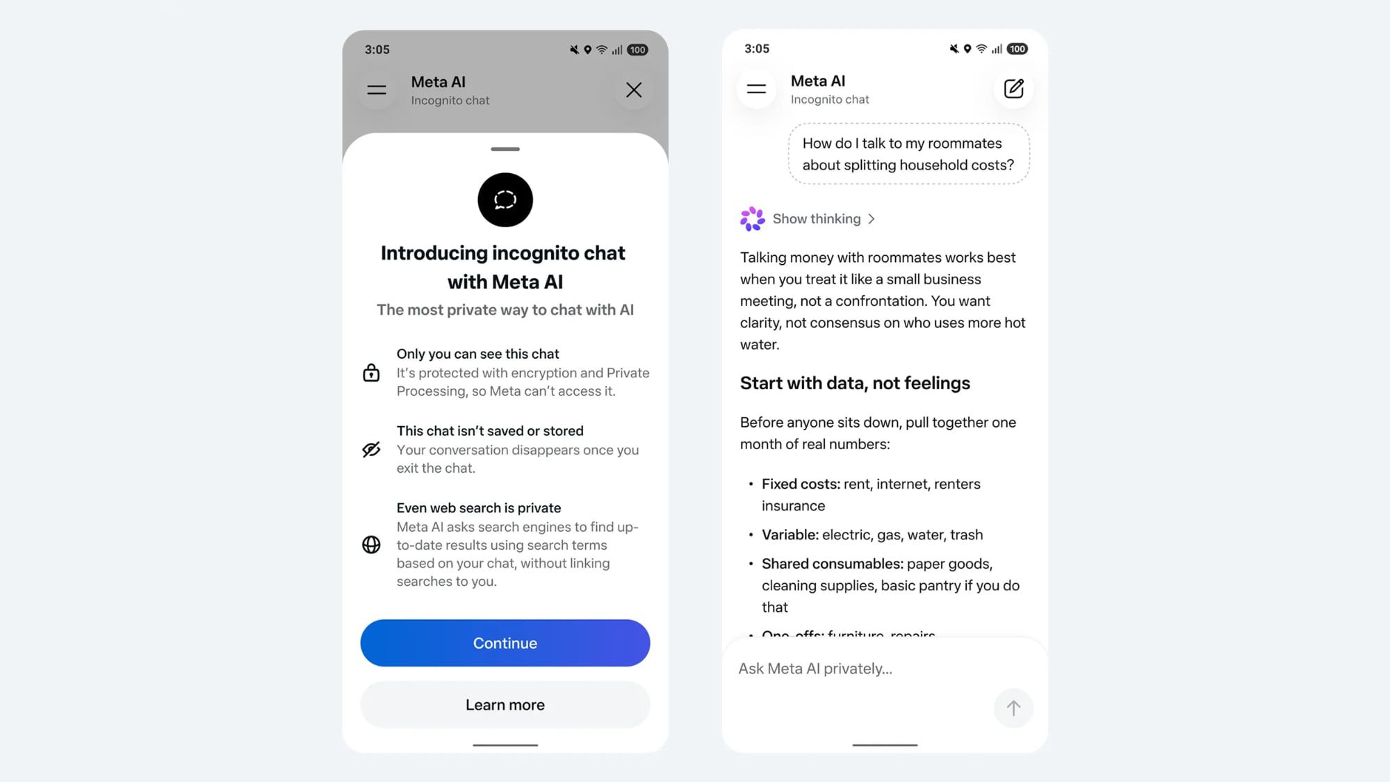Meta AI app gets ‘incognito chat’ as OpenAI faces lawsuit over stored chat logs