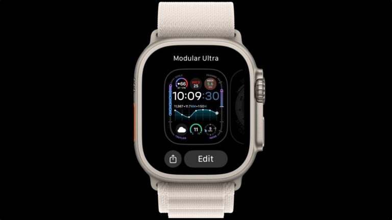 watchOS 27 will feature new watch faces, including the “Modular Ultra” variant