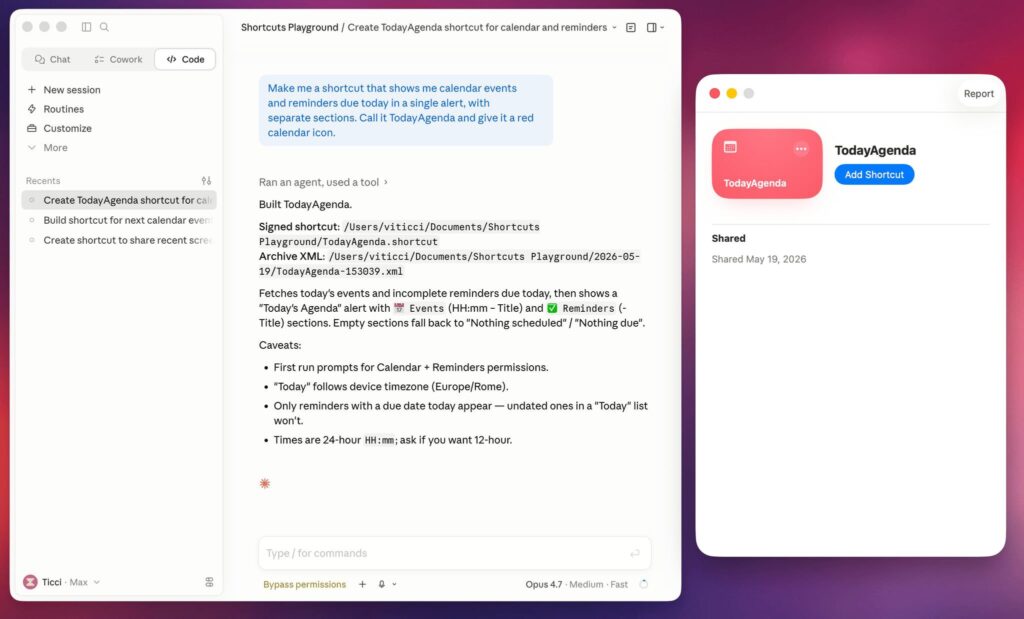 Don’t want to wait for iOS 27? Shortcuts MacStories Playground generates shortcuts using AI Don’t want to wait for iOS 27? Shortcuts MacStories Playground generates shortcuts using AI