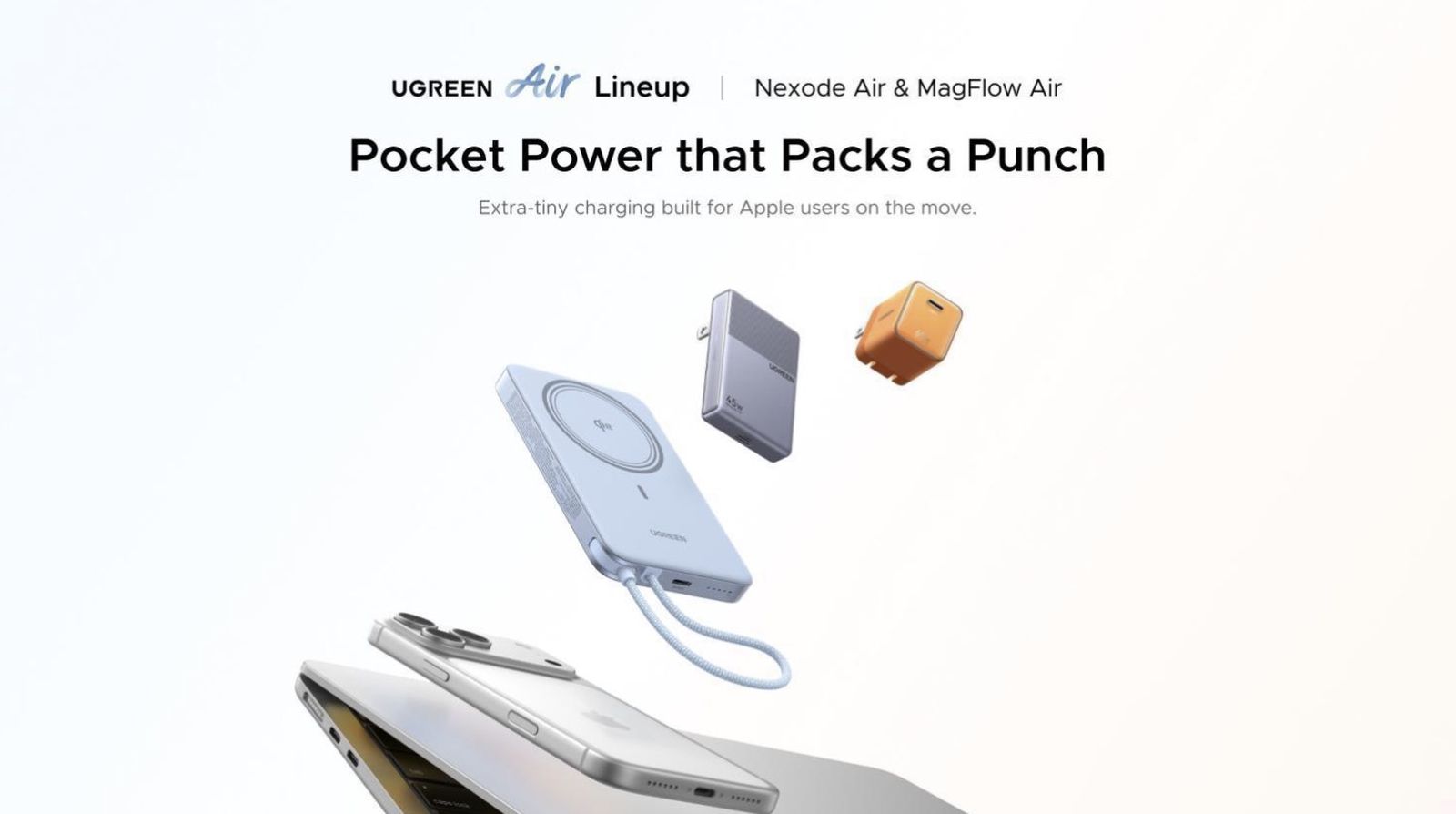 Ugreen launches pocket chargers for your Apple devices