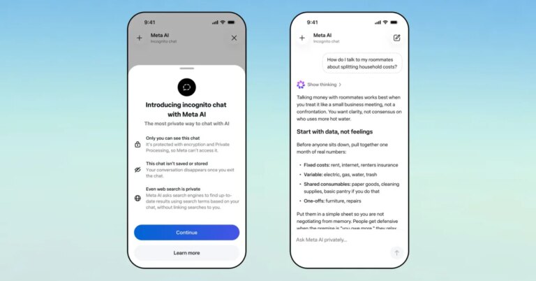 WhatsApp now lets you have incognito conversations with Meta AI