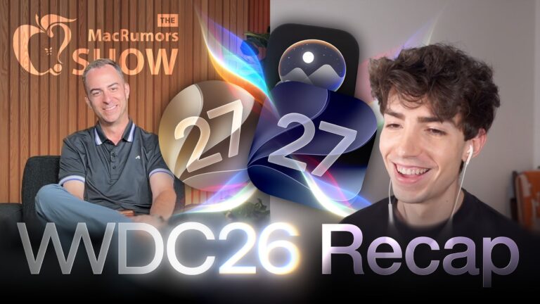 The MacRumors Show: Siri AI, Apple Intelligence in Apps and More at WWDC 2026