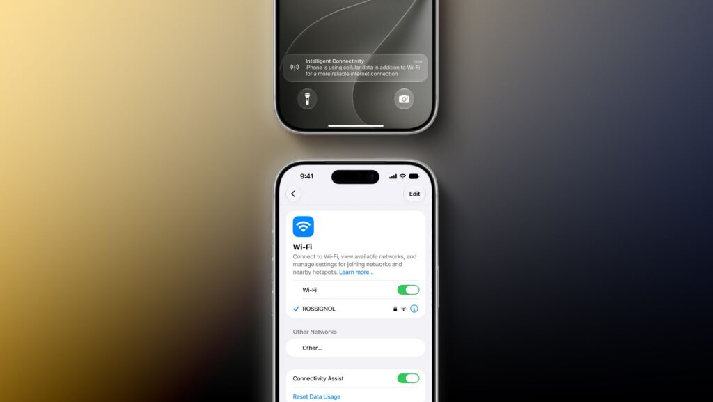 iOS 27 Wi-Fi settings include renamed “Connectivity Assist” feature iOS 27 Wi-Fi settings include renamed “Connectivity Assist” feature