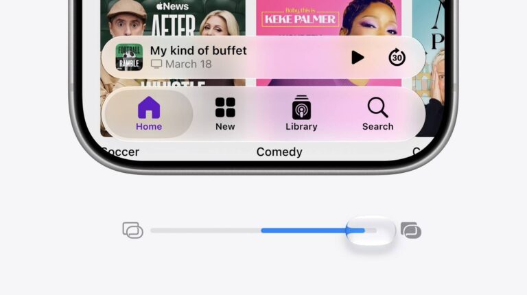 Apple announces Liquid Glass improvements and transparency slider