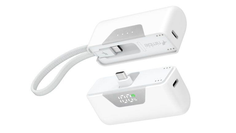 Nimble SharePower is a 10,000 mAh power bank that splits in two