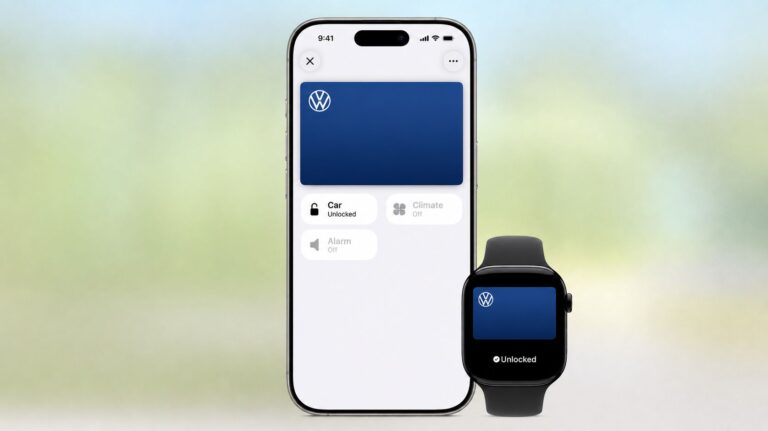 VW plans to offer Apple Wallet car keys on iPhone