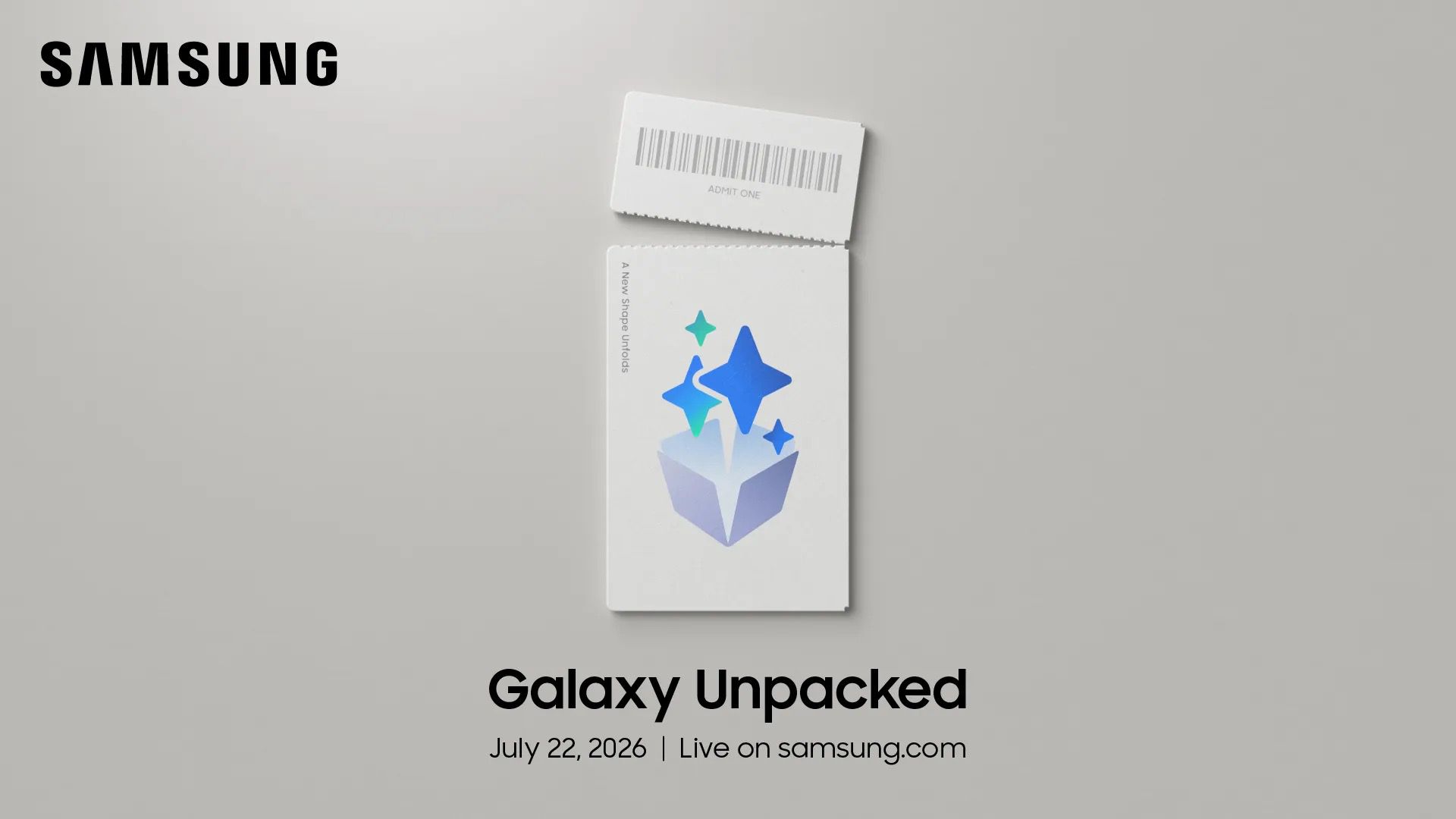 Samsung Galaxy Unpacked event set for July 22 with foldable iPhone rival expected to debut