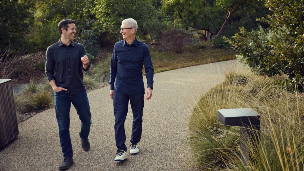 Tim Cook and John Ternus attend Sun Valley conference together Tim Cook and John Ternus attend Sun Valley conference together