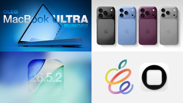 Featured: “MacBook Ultra” and iPhone 18 Rumors, iOS 26.5.2 Security Patches, and More