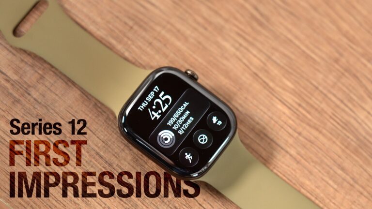 Practical with the Apple Watch Series 12