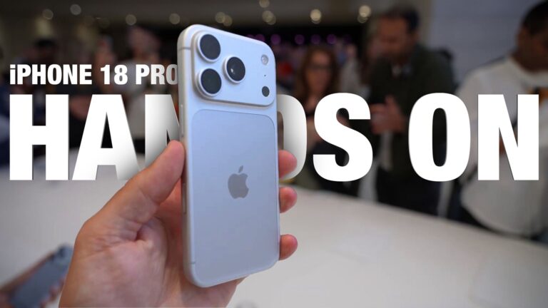 First look at the iPhone 18 Pro: same design, big changes inside